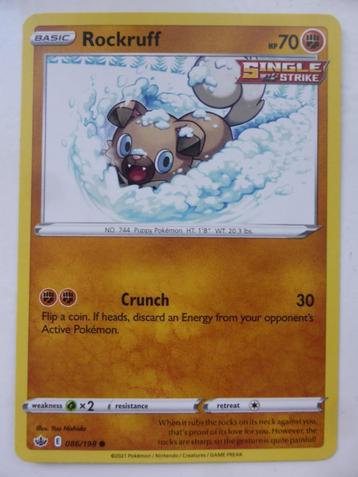  Rockruff 086/198 (PE) beschikbaar voor biedingen
