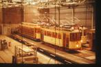 2 dia's oude tram Haagsche Tramweg Maatschappij HTM Den Haag, Ophalen of Verzenden, 1960 tot 1980, Ongelopen, Zuid-Holland