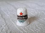 Heineken bier logo vingerhoedje, Verzamelen, Vingerhoedjes, Ophalen of Verzenden, Nieuw, Porselein, Nederland