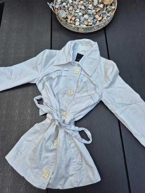 Witte trenchcoat maat m Vero Moda, Kleding | Dames, Jassen | Zomer, Gedragen, Maat 38/40 (M), Wit, Ophalen of Verzenden