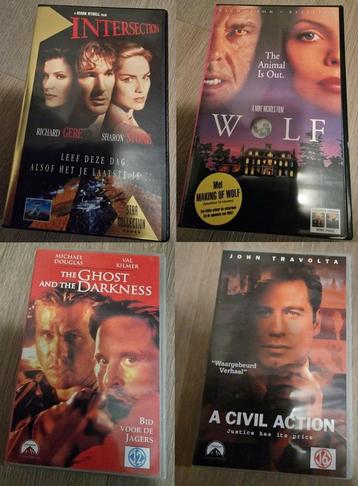 VHS Wolf, Intersection A Civil Action Ghost and the Darkness beschikbaar voor biedingen