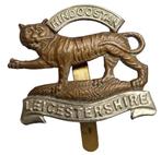 A britsh Royal leicestershire regiment beret cap badge, Verzamelen, Militaria | Tweede Wereldoorlog, Embleem of Badge, Ophalen of Verzenden