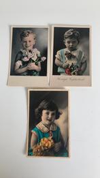 3 kinderkoppies. 1930, Verzamelen, Ansichtkaarten | Themakaarten, Ophalen of Verzenden, 1920 tot 1940, Gelopen