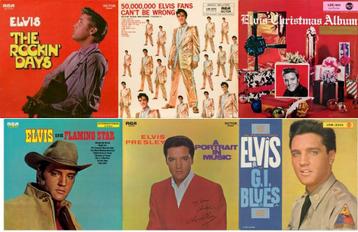 6 platen Elvis Presley  beschikbaar voor biedingen