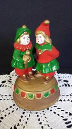 MUZIEKDOOSJE met 2 Narren Kindertjes <> Oud SPEELDOOSJE, Ophalen of Verzenden