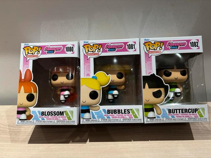 Complete Set! Funko Pop Powerpuff Girls – NIB – 3 stuks, Verzamelen, Poppetjes en Figuurtjes, Zo goed als nieuw, Ophalen of Verzenden