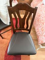 Eetkamer stoelen, Huis en Inrichting, Stoelen, Ophalen, Gebruikt, Bruin, Vier