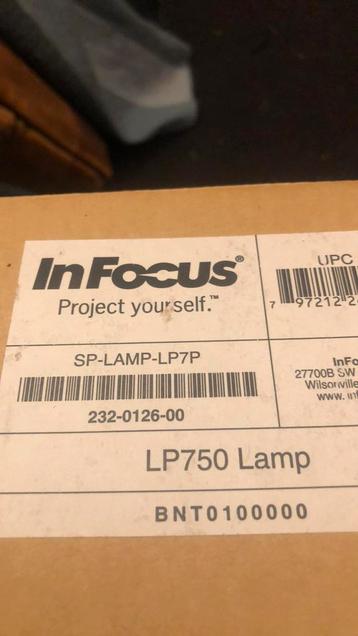 Infocus LP 750 lamp beschikbaar voor biedingen