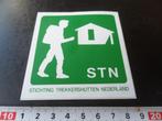 stickers STN  Stichting Trekkershutten Nederland, Ophalen, Zo goed als nieuw, Overige typen