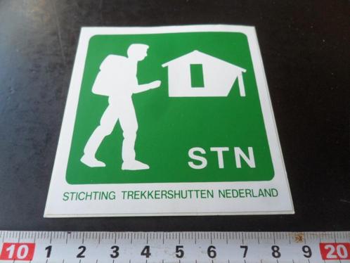 stickers STN  Stichting Trekkershutten Nederland, Verzamelen, Stickers, Zo goed als nieuw, Overige typen, Ophalen
