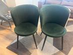 2 groene Jysk eetkamerstoelen, Huis en Inrichting, Ophalen, Gebruikt, Twee, Overige kleuren