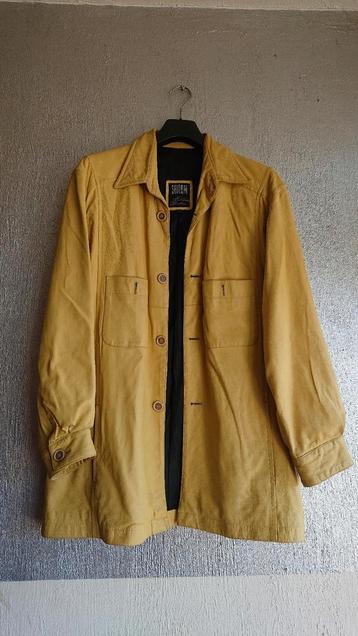 Unisex Maat 50 Seldom Francois Martin mosterdgeel leren vest beschikbaar voor biedingen