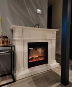 Mooie haard met verwarming, Ophalen of Verzenden, Zo goed als nieuw, Vrijstaande haard, Houthaard