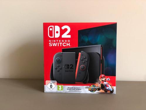 🕹️ Nieuwe Nintendo Switch 2 console + Mario Kart World, Spelcomputers en Games, Spelcomputers | Nintendo Switch, Zo goed als nieuw