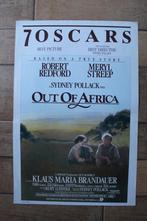 filmaffiche Out Of Africa 1985 Robert Redford filmposter, Ophalen of Verzenden, A1 t/m A3, Zo goed als nieuw, Rechthoekig Staand