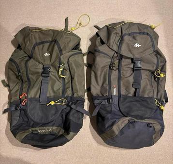 2 stuks Forclaz 70L backpacks / rugzak beschikbaar voor biedingen
