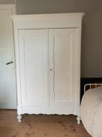 Witte antieke linnenkast/meidenkast, Huis en Inrichting, Kasten | Kledingkasten, Ophalen, Zo goed als nieuw, 50 tot 75 cm, 150 tot 200 cm