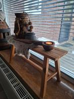 Stoer sober landelijk bankje vensterbank raamdecoratie, Huis en Inrichting, Ophalen, Zo goed als nieuw, Hout