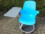 Moderne designer stoel ergonomisch schoolstoel verrijdbaar, Blauw, Ergonomisch, Bureaustoel, Zo goed als nieuw