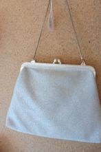 Brocante avond tasje zilver, Ophalen of Verzenden