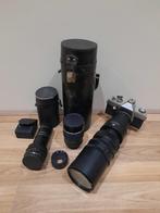 spiegelreflexcamera Praktica MTL3 met telelens lens, Ophalen of Verzenden, Gebruikt, Spiegelreflex, Overige Merken