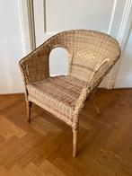 Rotan AGEN rieten/rotan fauteuil/stoel (Ikea vintage), Huis en Inrichting, Stoelen, Ophalen, Zo goed als nieuw, Eén