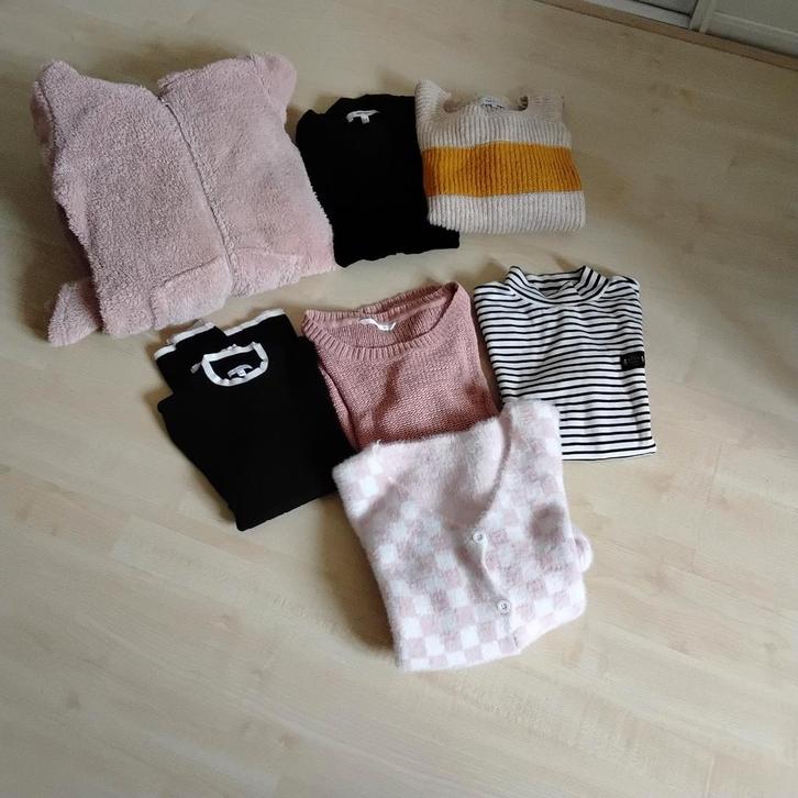 5 truien, 1 vestje  en onesie maat XS en S, Kleding | Dames, Truien en Vesten, Zo goed als nieuw, Wit, Ophalen of Verzenden
