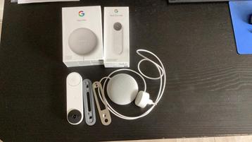 Google nest deurbel met nest mini beschikbaar voor biedingen