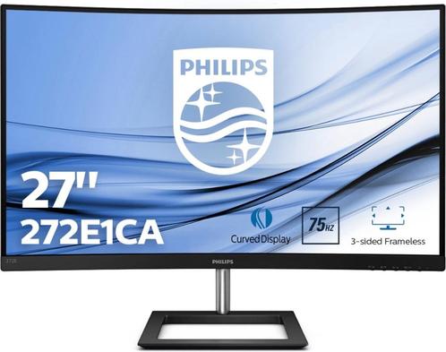 Philips 272E1CA E-Line  Full HD VA Curved Monitor - 27 Inch, Computers en Software, Monitoren, Zo goed als nieuw, 61 t/m 100 Hz