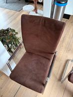 Gratis 4 Stoelen, Huis en Inrichting, Ophalen, Gebruikt, Bruin, Vier