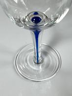 Vintage Orrefors Intermezzo blauw wijnglas, Antiek en Kunst, Antiek | Glas en Kristal, Ophalen