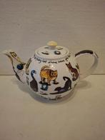 Kit Tea - Cardew Design - leuke aardewerk theepot met katten, --, Overige typen, Ophalen of Verzenden, Zo goed als nieuw