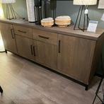 Eiken dressoir Europe (Uitverkoop), Huis en Inrichting, Kasten | Dressoirs, Ophalen, Eikenhout, Nieuw, 200 cm of meer