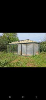 Tuinkas, Tuin en Terras, Kassen, Ophalen, Glas, Zo goed als nieuw, Aluminium