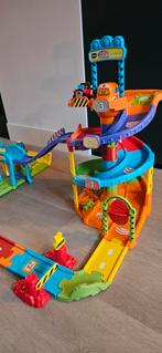 Toet Toet Parkeertoren + extra wegdelen, Kinderen en Baby's, Speelgoed | Racebanen, Handmatig, Ophalen, Overige merken, Racebaan