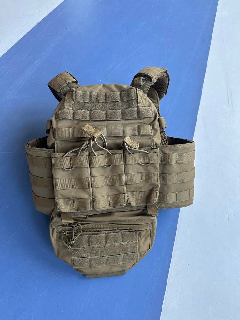 Warrior Assault DCS Quick Release Dessert Tan + Battlebelt, Verzamelen, Ophalen of Verzenden, Landmacht, Nederland, Kleding of Schoenen