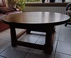 ronde eiken salontafel, Ophalen, Gebruikt, Eikenhout, Minder dan 50 cm