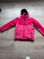 Ski jas+broek roze zwart meisje maat 152-158., Kinderen en Baby's, Kinderkleding | Maat 152, Ophalen of Verzenden, Zo goed als nieuw