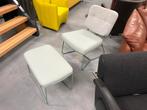 Nieuw Bert Plantagie Kiko Fauteuil met Poef Mint leer stoel, Huis en Inrichting, Nieuw, 75 tot 100 cm, Ophalen of Verzenden, Stof