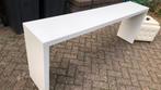 Witte side table, Huis en Inrichting, Tafels | Sidetables, Ophalen, Zo goed als nieuw, 150 tot 200 cm, Overige houtsoorten