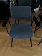 6 Eetkamerstoelen met armleuning, Huis en Inrichting, Stoelen, Ophalen, Gebruikt, Metaal, Grijs