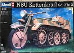 NSU Kettenrad 1/9 van Revell., Hobby en Vrije tijd, Modelbouw | Auto's en Voertuigen, Revell, Overige typen, Ophalen of Verzenden
