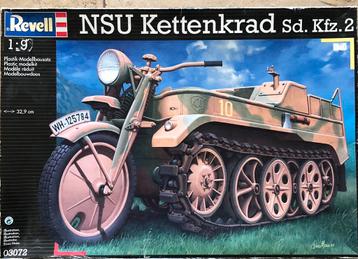 NSU Kettenrad 1/9 van Revell.