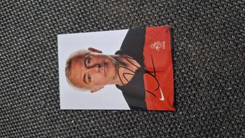 Foto 10x15 cm handtekening; Bert van Marwijk # Feyenoord