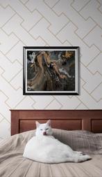 Schilderij "Bronzen Stroming", Ophalen