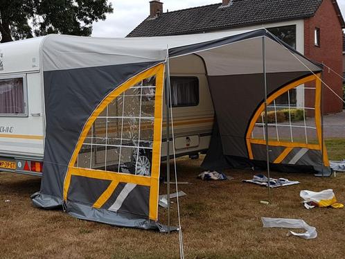 Dorema Panorama luifel met zijwanden en stokken maat 8, Caravans en Kamperen, Caravan accessoires, Zo goed als nieuw, Ophalen of Verzenden