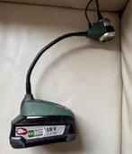 Bosch 18V acculamp led met Flexibele Arm PML18 + accu, Doe-het-zelf en Verbouw, Bouwverlichting, Ophalen of Verzenden, Lamp
