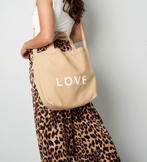 Canvas tas Yehwang, Ophalen of Verzenden, Nieuw, Beige, Shopper