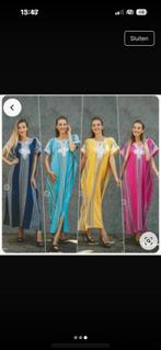Marokkaanse huisjurk nieuw diverse kleuren, Ophalen of Verzenden, Nieuw, Blauw, Onder de knie