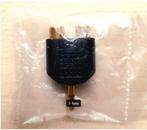 3,5 mm Jack naar tulp adapter zwart nieuw nog in verpakki, Ophalen of Verzenden, Nieuw